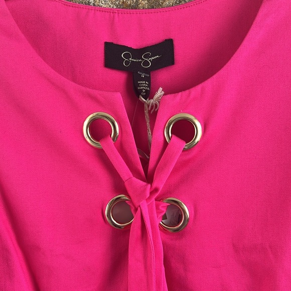 NWT Jessica Simpson Lace Up Mini Dress - Picture 3 of 10